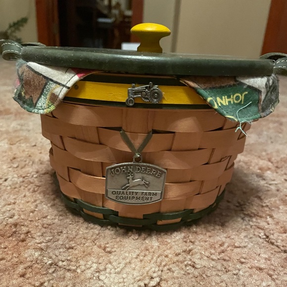 Longaberger Accents Longaberger John Deere Basket Bushel Style
